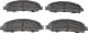 50-09-908 Ashika Гальмівні колодки