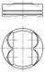 081pi00107001 Mahle Поршень двигуна