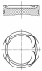 021pi00117002 Mahle Поршень двигуна