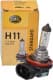 Автолампа Behr Hella Standard H11 PGJ19-2 55 W прозрачная 8GH008358121