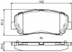 0986495405 Bosch Тормозные колодки для Jeep Cherokee