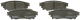 0986494822 Bosch Гальмівні колодки для Lexus NX