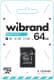 Карта пам’яті Wibrand microSDXC 64 ГБ з SD-адаптером
