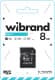 Карта пам’яті Wibrand microSDHC 8 ГБ з SD-адаптером WICDC48GBA