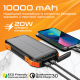 Повербанк Promate 10PDQi 10000 mAh 20 Вт