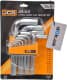 Набор ключей шестигранных JCB JCB-5137 2-19 мм 13 шт