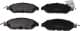 2210450 Metelli Тормозные колодки для Nissan Pathfinder
