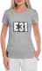 Футболка жіноча Globuspioner класична E31 сіра принт спереду