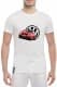 Футболка мужская Globuspioner классическая VW Golf GTI белая принт спереди