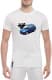 Футболка мужская Globuspioner классическая Peugoet 206 белая принт спереди