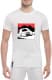 Футболка чоловіча Globuspioner класична Skoda Fabia біла принт спереду