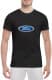 Футболка мужская Globuspioner классическая Ford Big Logo черная принт спереди