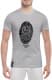 Футболка чоловіча Globuspioner класична Mercedes DNA сіра принт спереду