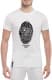 Футболка чоловіча Globuspioner класична Subaru DNA біла принт спереду