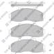 SP1091 Hi-Q Гальмівні колодки для Kia Pregio