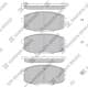SP4098 Hi-Q Тормозные колодки