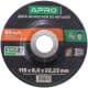 Круг зачистной Apro 829014 115 мм