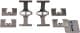 13.0460-0287.2 ATE Компоненти дискових гальмівних колодок