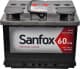 Аккумулятор Sanfox 6 CT-60-R Overwork Defend AKBLU1026