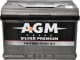 Аккумулятор AGM 6 CT-74-R Silver Premium AKBLU1055