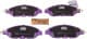 PN50001 NiBK Тормозные колодки