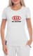 Футболка жіноча Globuspioner класична Kia Motors біла принт спереду