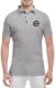 Футболка чоловіча Globuspioner поло Honda Racing сіра принт спереду