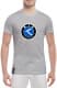 Футболка чоловіча Globuspioner класична Kia Motors Blue сіра принт спереду