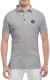 Футболка мужская Globuspioner поло Kia Motors Blue серая принт спереди