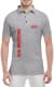 Футболка мужская Globuspioner поло Kia Motors серая принт спереди