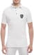 Футболка мужская Globuspioner поло Ferrari Shield Logo белый спереди