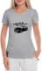 Футболка жіноча Globuspioner класична Nexia Mafia сіра принт спереду