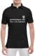 Футболка чоловіча Globuspioner поло Porsche Slogan чорна принт спереду
