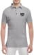 Футболка чоловіча Globuspioner поло Jeep Smile сіра принт спереду