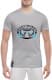 Футболка мужская Globuspioner классическая Inspired Perfomance серый спереди