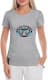 Футболка жіноча Globuspioner класична Inspired Perfomance сіра принт спереду