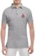 Футболка мужская Globuspioner поло Mitsubishi Motors Mini Logo серый спереди