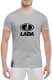 Футболка мужская Globuspioner классическая Lada Logo серый спереди