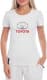 Футболка жіноча Globuspioner класична Toyota Big Logo v2 біла принт спереду
