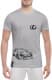Футболка чоловіча Globuspioner класична Lexus LFA сіра принт спереду