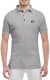 Футболка чоловіча Globuspioner поло Land Rover Steel сіра принт спереду