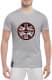 Футболка чоловіча Globuspioner класична Mini Cooper Red Flag сіра принт спереду