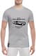 Футболка чоловіча Globuspioner класична Mercedez Racecar сіра принт спереду