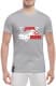 Футболка чоловіча Globuspioner класична Lexus Drive сіра принт спереду