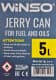 Каністра для палива та олив Winso Jerry Can (5 л) 165050