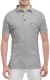 Футболка чоловіча Globuspioner поло Infiniti Logo Silver сіра принт спереду