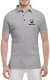 Футболка чоловіча Globuspioner поло Honda Big Logo Classic сіра принт спереду