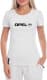 Футболка жіноча Globuspioner класична Opel Logo біла принт спереду