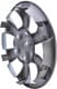 Колпак на колесо Hyundai цвет серый R14