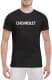 Футболка чоловіча Globuspioner класична Chevrolet Big Logo Wide чорна принт спереду
